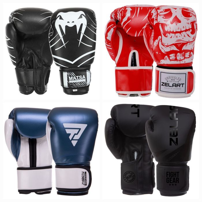 Рукавички бокс Venum кікбоксинг ММА перчатки боксерские 8 10 12 14
