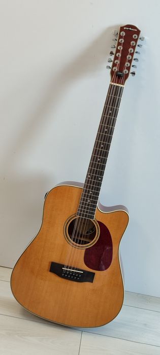 Gitara  elektroakustyczna 12 strunowa Gear4Music, doinwestowana, jak n