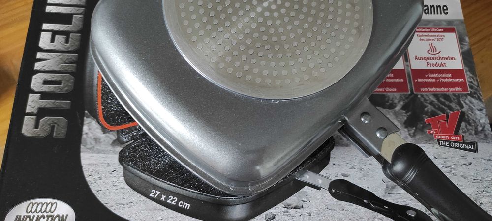 Zamykana patelnia Stoneline, na indukcję, stan idealny