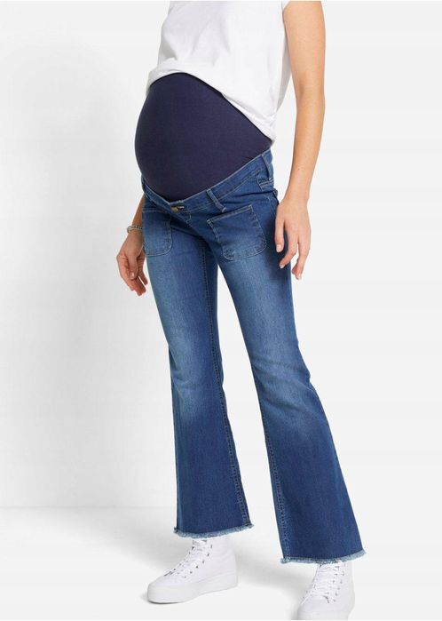 B.P.C ciążowe jeansy bootcut 7/8 ^48