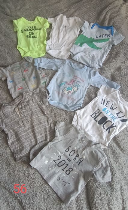 Paka ubranek dla chłopaka 56 (31sztuk )plus gratisy