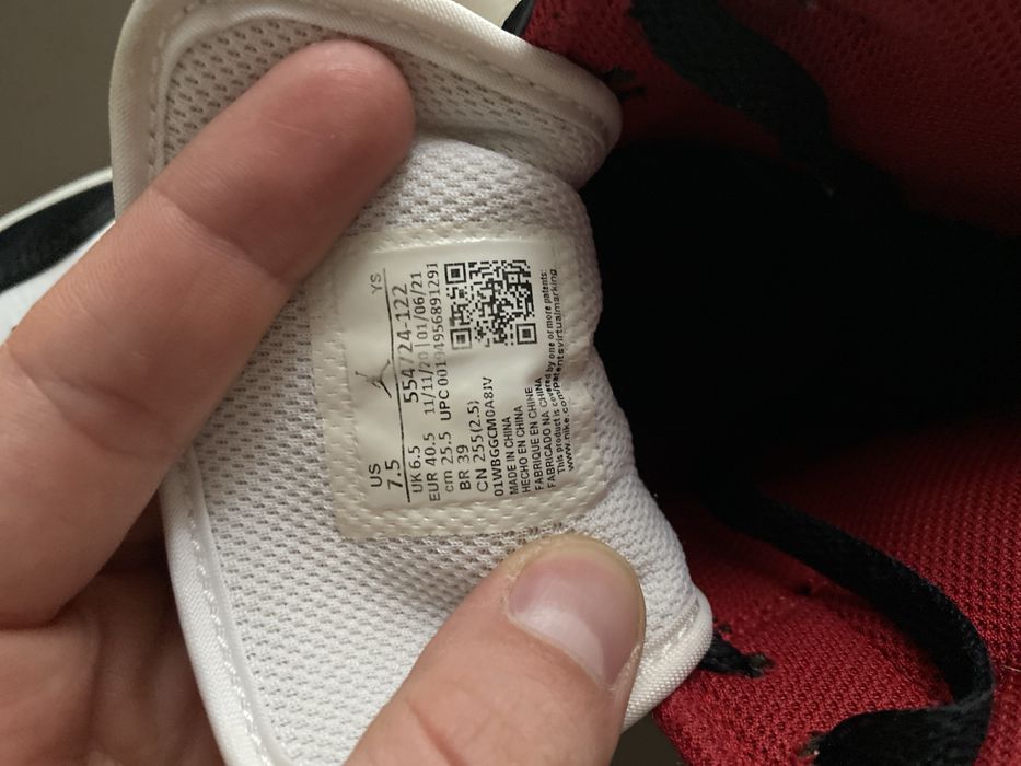 Оригінальні Nike Air Jordan 1 Mid Red Розмір 40.5 Dunk AF