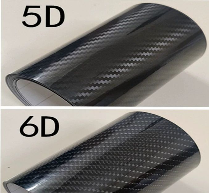 Універсальна карбонова плівка 3D/5D/6D, самоклейка / Накладки на  бампер/ накладки на пороги / наклейки під ручки