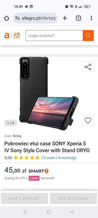 Etui Sony X-Peria V