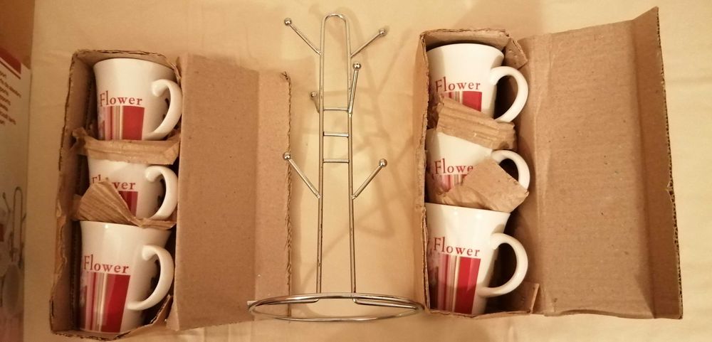 Conjunto de chávenas de chá