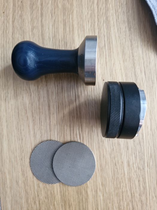 Tamper Delonghi, sitka, wyrownywarka do ekspresu kolbowego