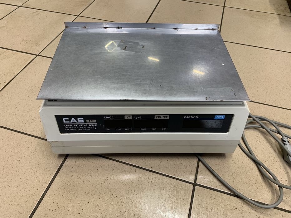Ваги з друком етикетки CAS LP v1.6