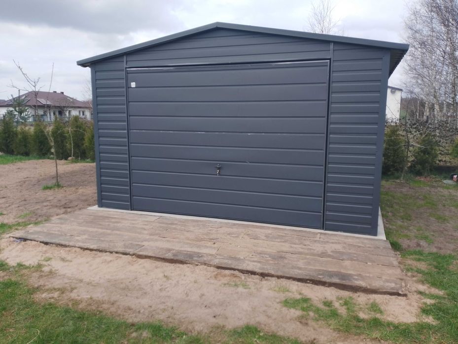 Garaż  Grafit Mat 5x5 plus Dodatkowe Drzwi PROMOCJA