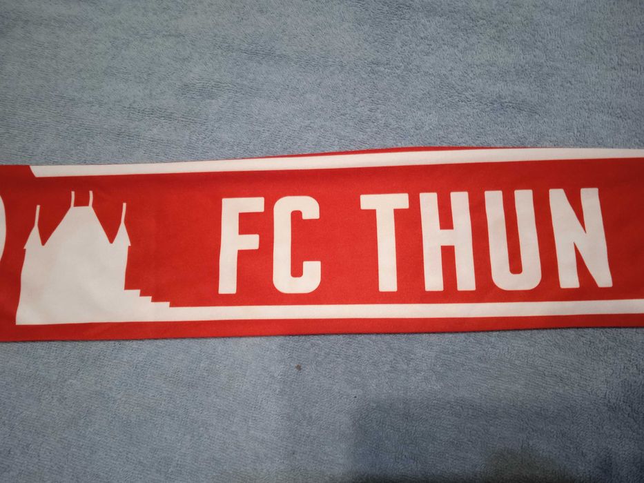 Шарф фанатов ФК Тун FC Thun «Тун» (Fussballclub Thun 1898)