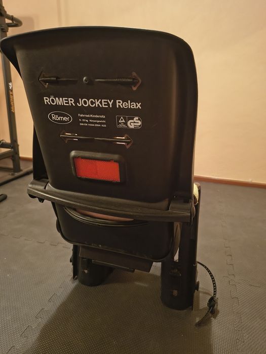 Fotelik rowerowy ROMER JOCKEY Relax do 22 kg, zadbany