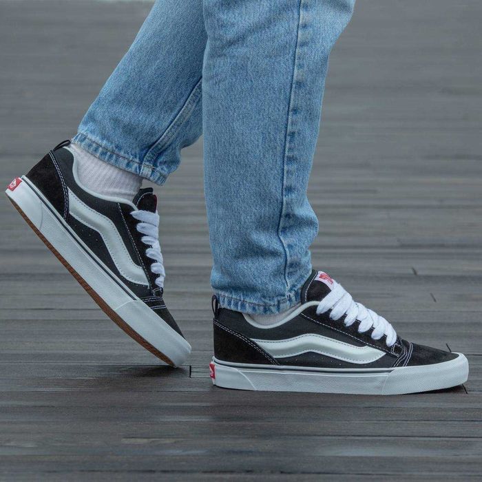 Кеди Vans KNU Skool Black White 36-45 (Оплата при отриманні)