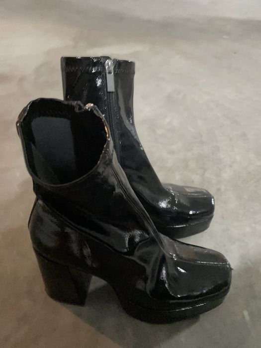 Botas pretas da pull&bear