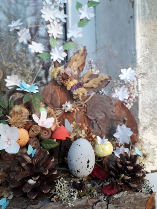 Пасхальна поробка . Великодня композиція.Поделка в школу,садочок.