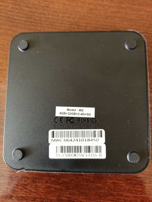 Tv Box Tanix W2 Amlogic S905 W2:4*32gb Slimbox