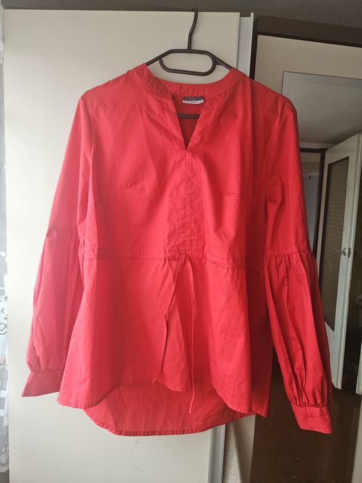 Nowa koszula r.M bufiaste rękawy elegancka dekolt V