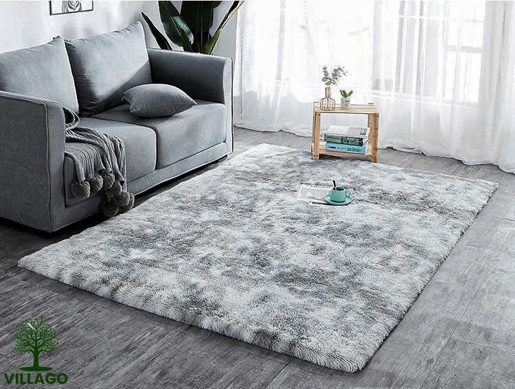 NOWY Dywan Villago Shaggy Silver - Jasny Szary 120x160 Miękki Puszysty