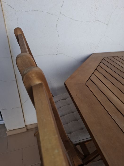 Mesa e cadeiras Kasa 4 lugares