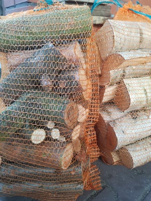 Worki, drewno kominkowe, opałowe do wędzenia, brykiet  pellet