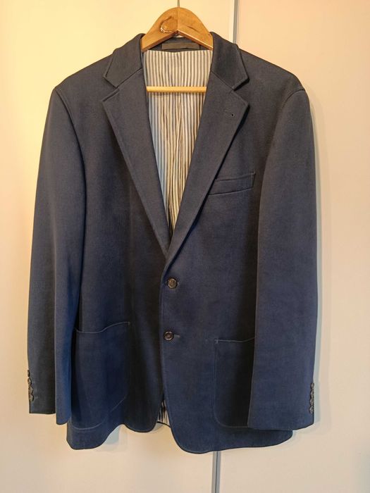 marynarka męska granatowa L