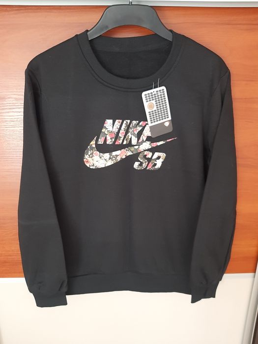 Ciemno szara bluza z nadrukiem L XL