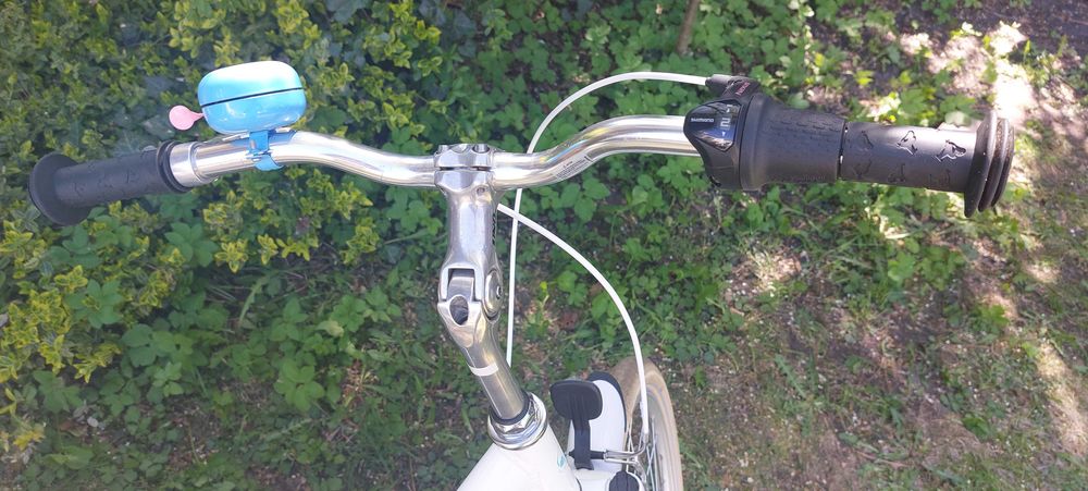 Rower miejski Unibike Viva 3, 26" biały