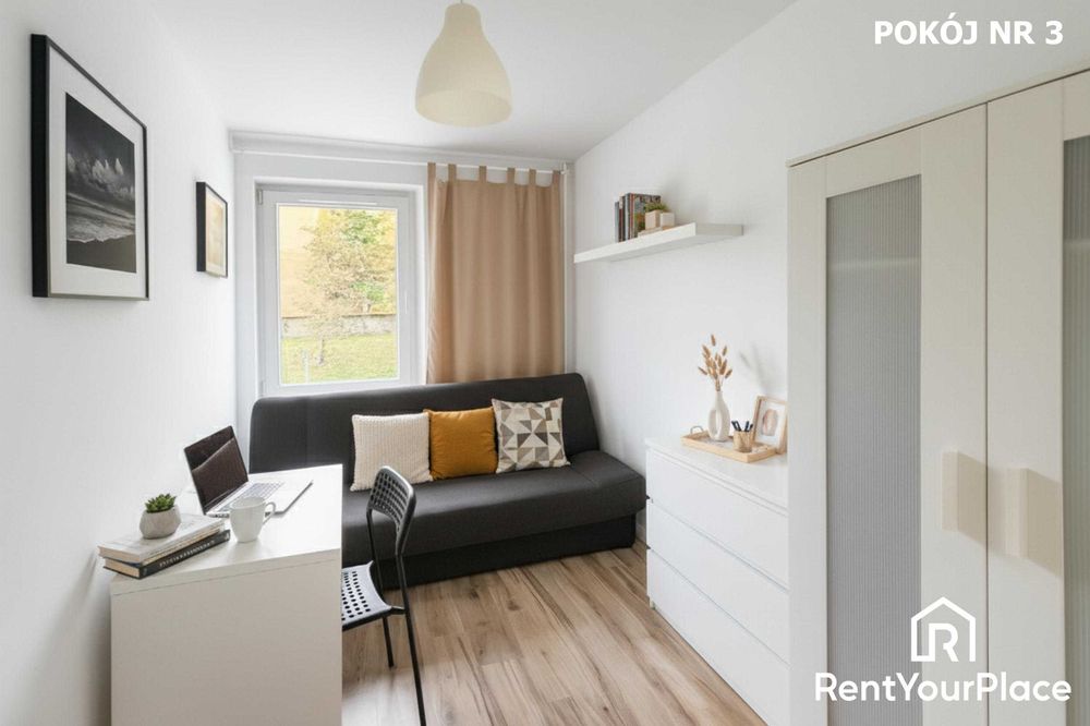 Pokój 6,6 m² po odświeżeniu - ul. Zamiejska