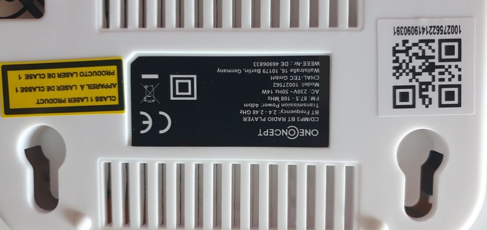 Leitor de cd, radio e Bluetooth