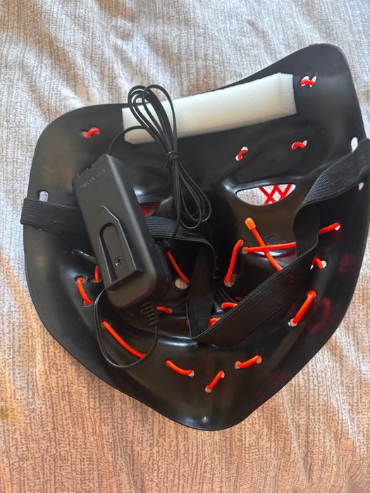 Máscara nova Halloween/Carnaval LED