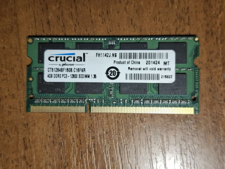Оперативна пам'ять  для ноутбука Crucial DDR3