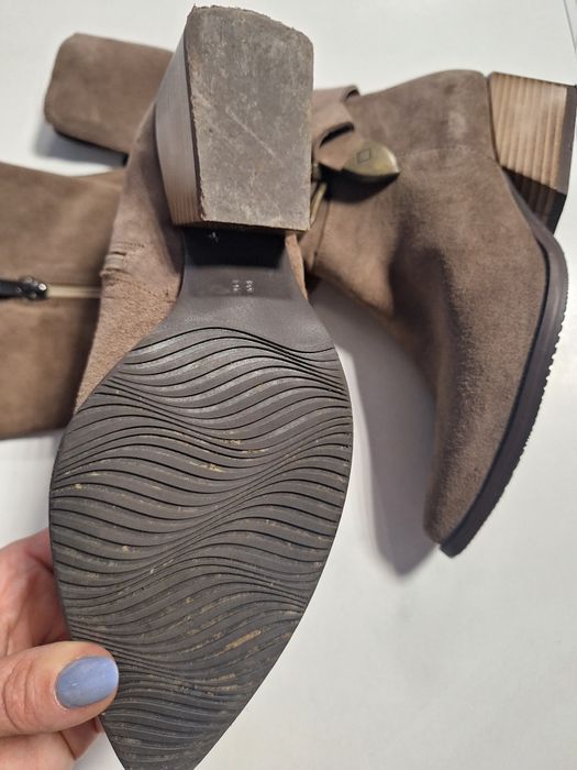 Botki kowbojki Karino 36 skórzane