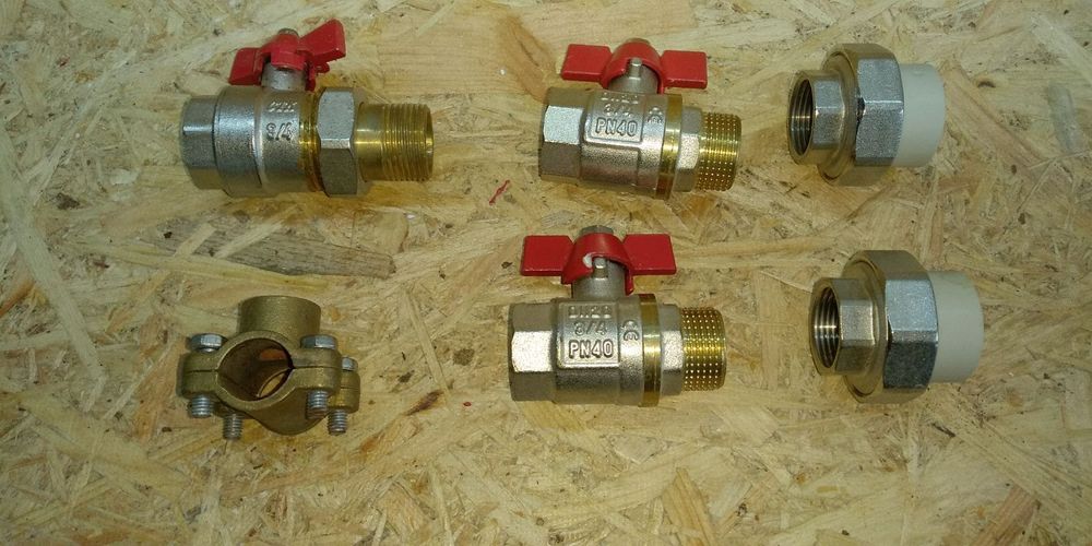 Шаровый кран,муфта , обход,колено, для сантехники