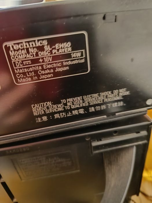 Wieża TECHNICS compact DISC Player SL-EH 50