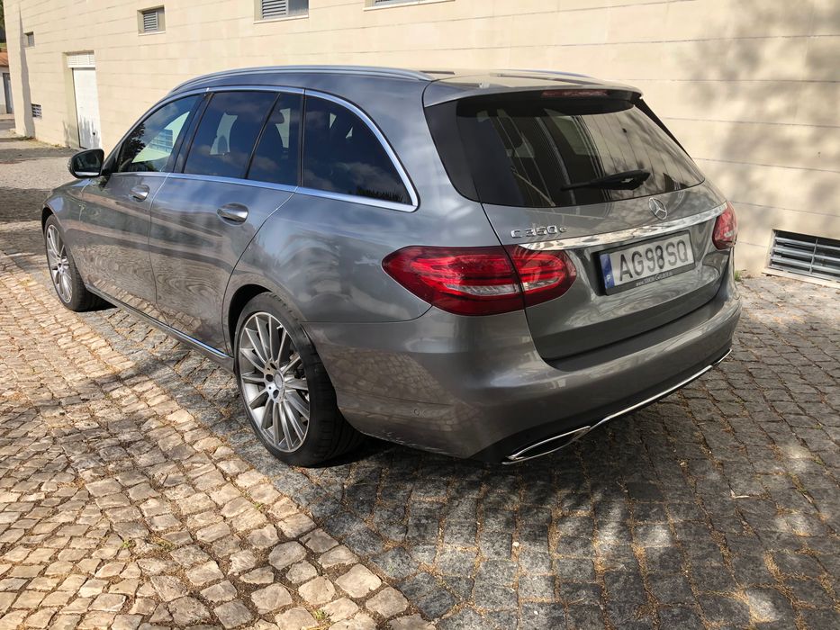 Mercedes C350e 2016 exterior Avantgarde / interior AMG / susp. pneumática / teto panoramico etc etc etc foto 3