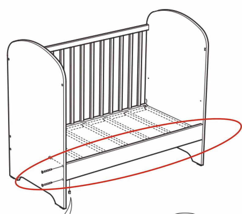 Berço Berco Cinzento GONATT Ikea