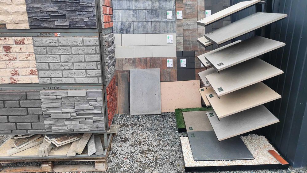 Stół stolik betonowy płyta tarasowa 80x80 kostka brukowa mebel meble