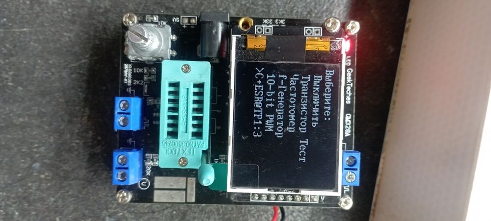 транзистор тестор gm328a