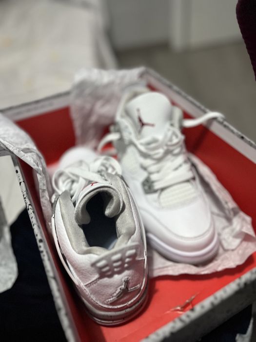 Jordan 3 retro branco e cincento
