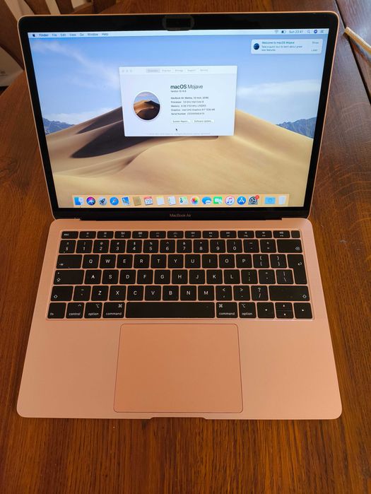 MacBook Air Retina 13, 2018, 8GB 1,6 GHz i5 256 GB A1932 Lublin złoty