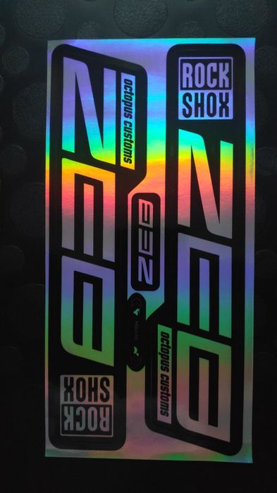 Naklejki FOX, ROCK SHOX, koła DT SWISS *czytaj ogłoszenie*