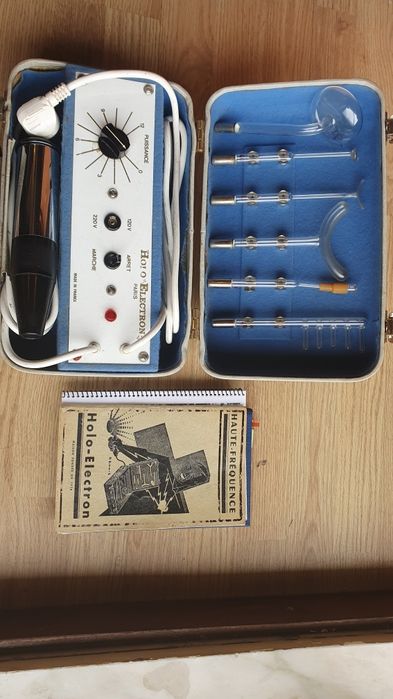 Aparelho alta-frequencia Holo-Electron Ruptor