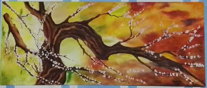 Quadro óleo sobre tela "A Árvore"