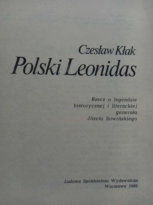 Polski Leonidas - Czesław Kłak