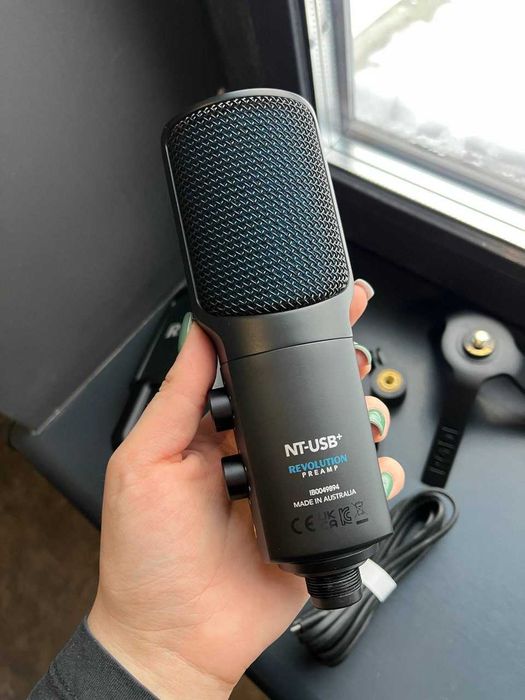 Студійний USB-конденсаторний мікрофон Rode NT-USB+