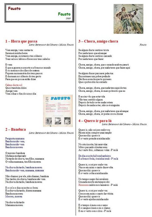 Fausto	- - - - -	Hora Que Passa	- - - - -	EP