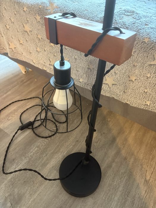 Lampka nocna loft / industrial