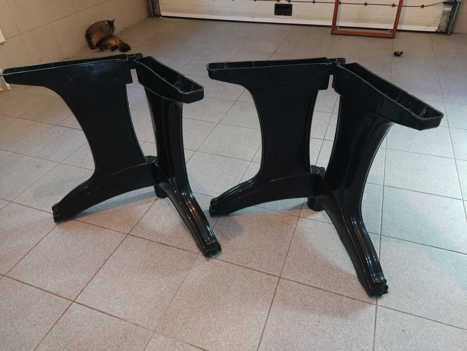 6 cadeiras de jardim desdobráveis e reclináveis e oferta mesa