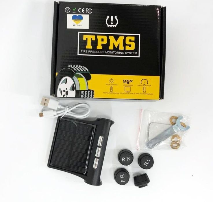 Датчики тиску шин Система контролю тиску TPMS 7582 Ковпачки з датчиком