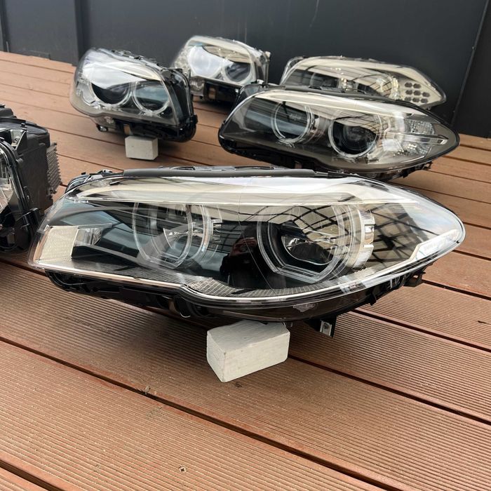 Комплект передних фар БМВ BMW F10 F11 рест дорест xenon lci full led