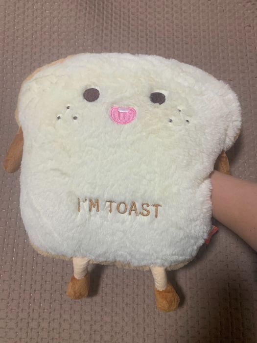 Подушка-муфта «Тост» мягесенька, дитячі іграшки, м’які іграшки