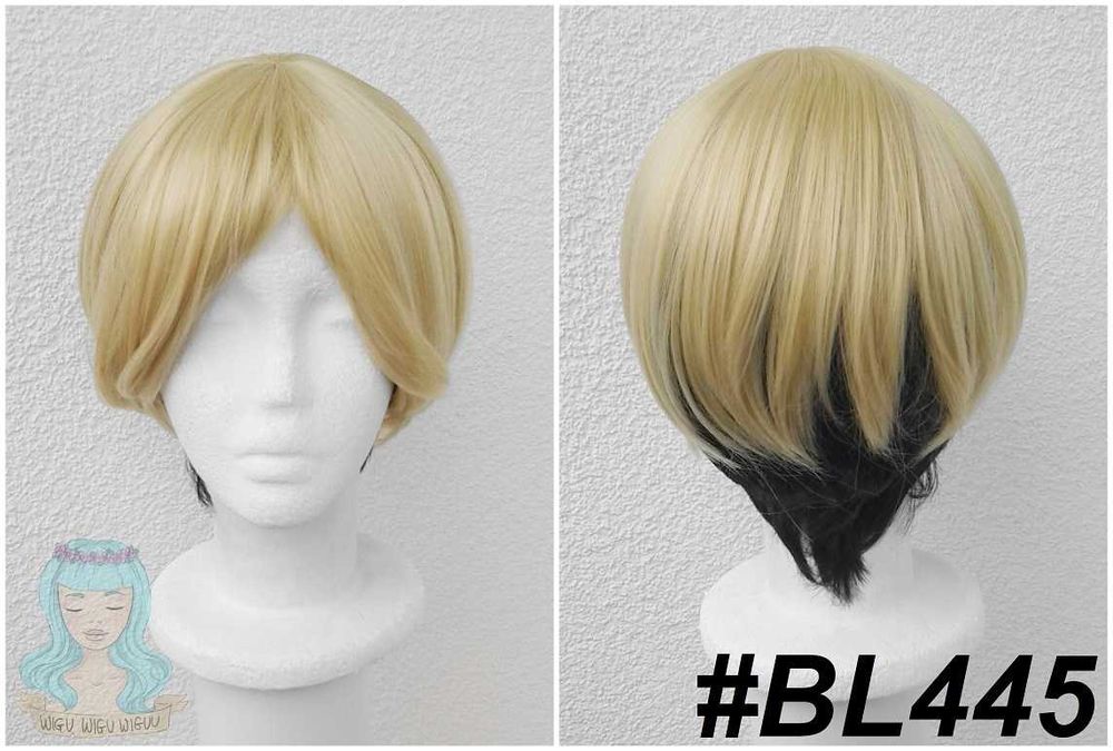 Chifuyu Tokyo Revengers krótka peruka blond żółta cosplay wig męska